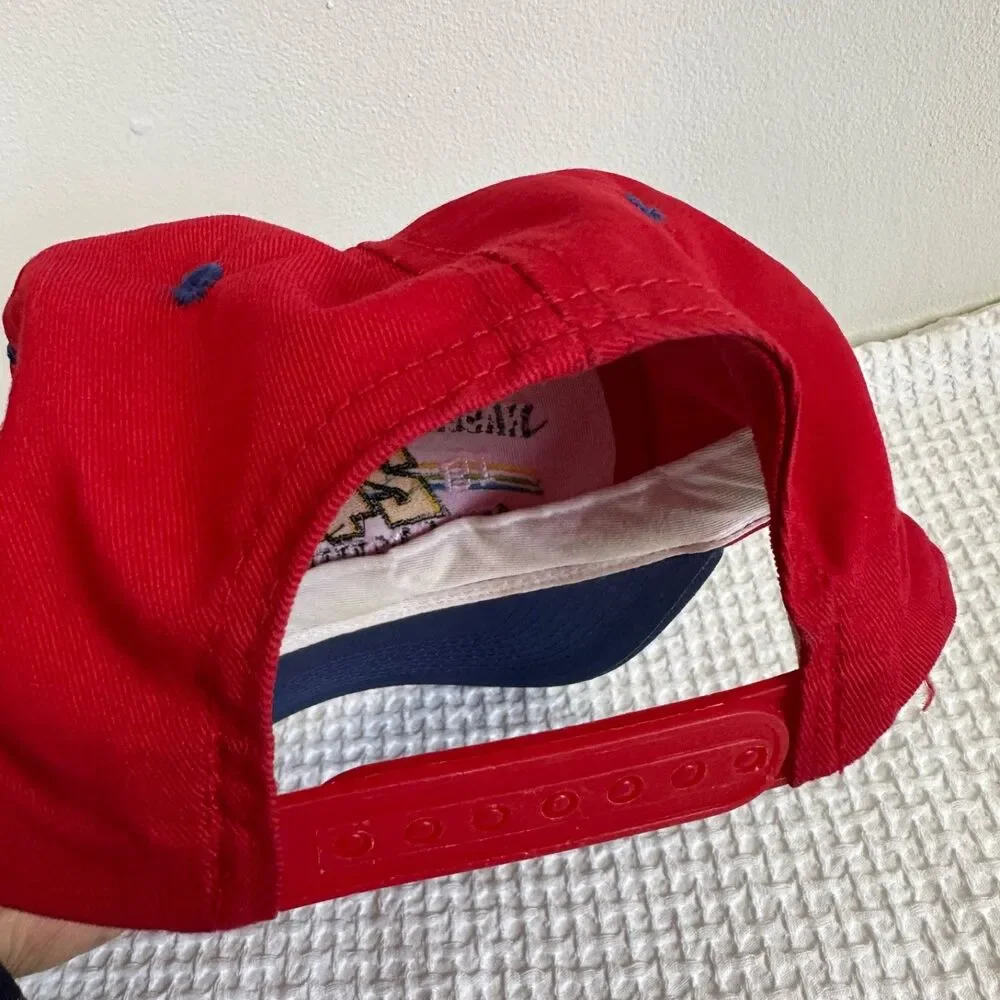 Vintage Jeff Gordon 1997 Nascar Winston cup champion snap back Red Unisex hat